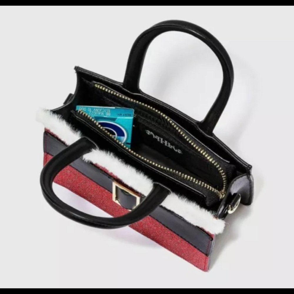 Mad Love Santa Handbag-new with tags